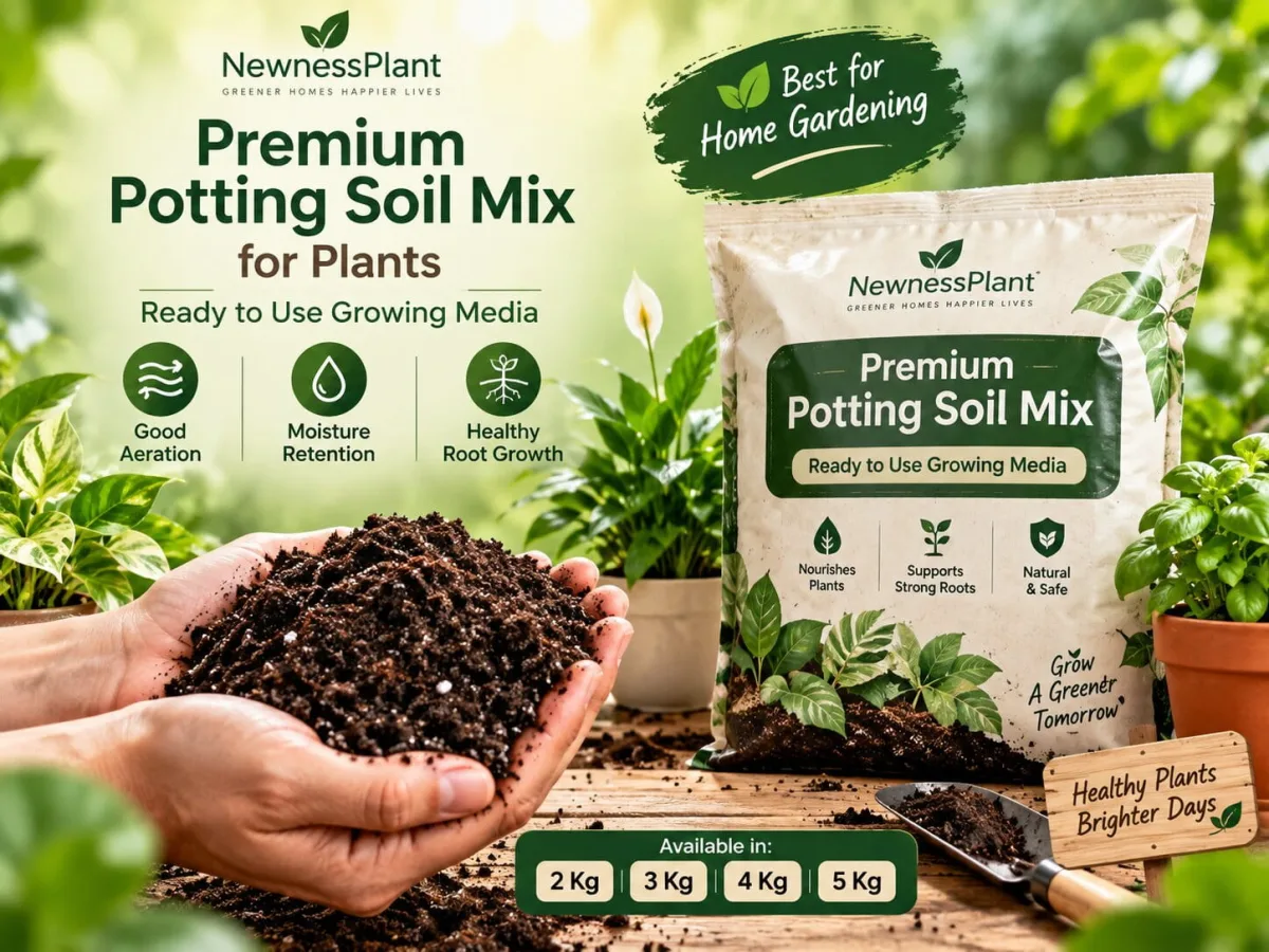 Premium Potting Soil Mix for Plants – Ready to Use Growing Media